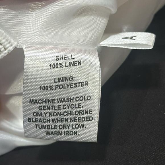 LOFT 100% Linen White mini Skirt Size 2P - Picture 3 of 4